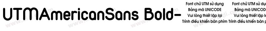UTMAmericanSans Bold字体转换